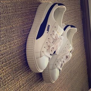 PUMA FENTY BY RIHANNA RIRI WHITE CREEPER SNEAKERS